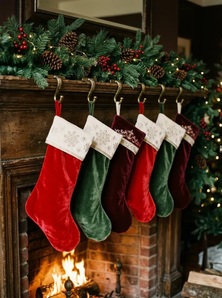 Velvet Stocking Row