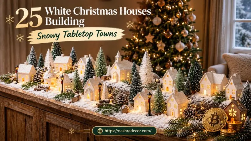 White Christmas Houses