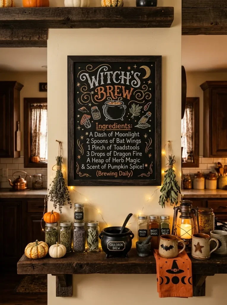 Witch's Brew Chalkboard