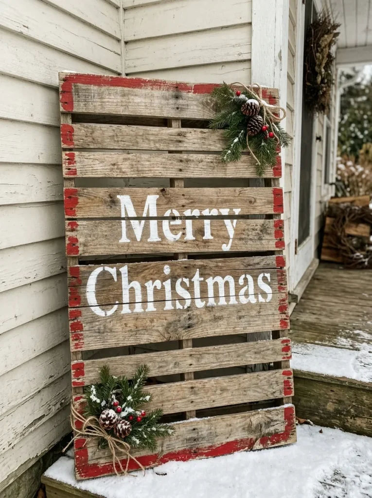 Wooden Pallet Stencil
