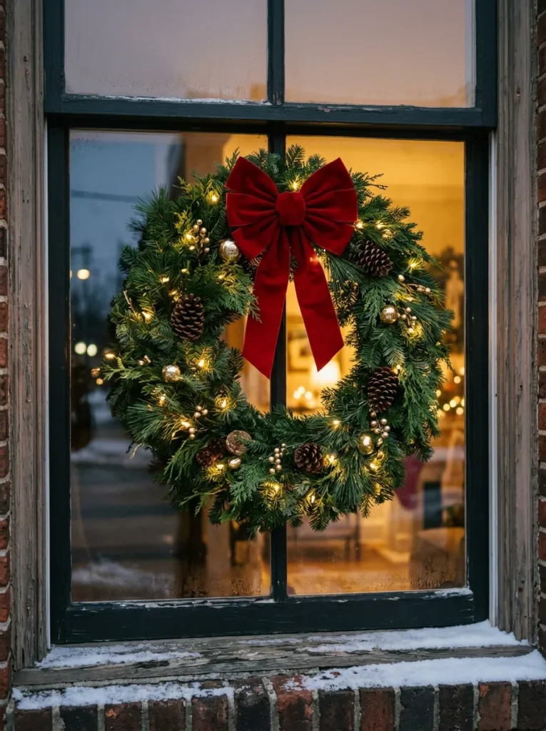 Wreath Ribbon Center